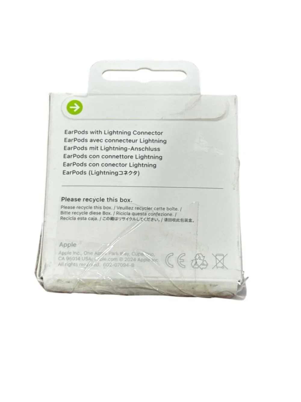 Apple EarPods with Connector White (OPEN-BOX)